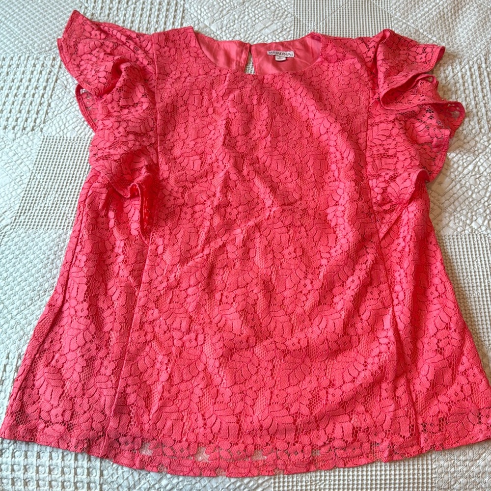 NWT Merona Lace Top